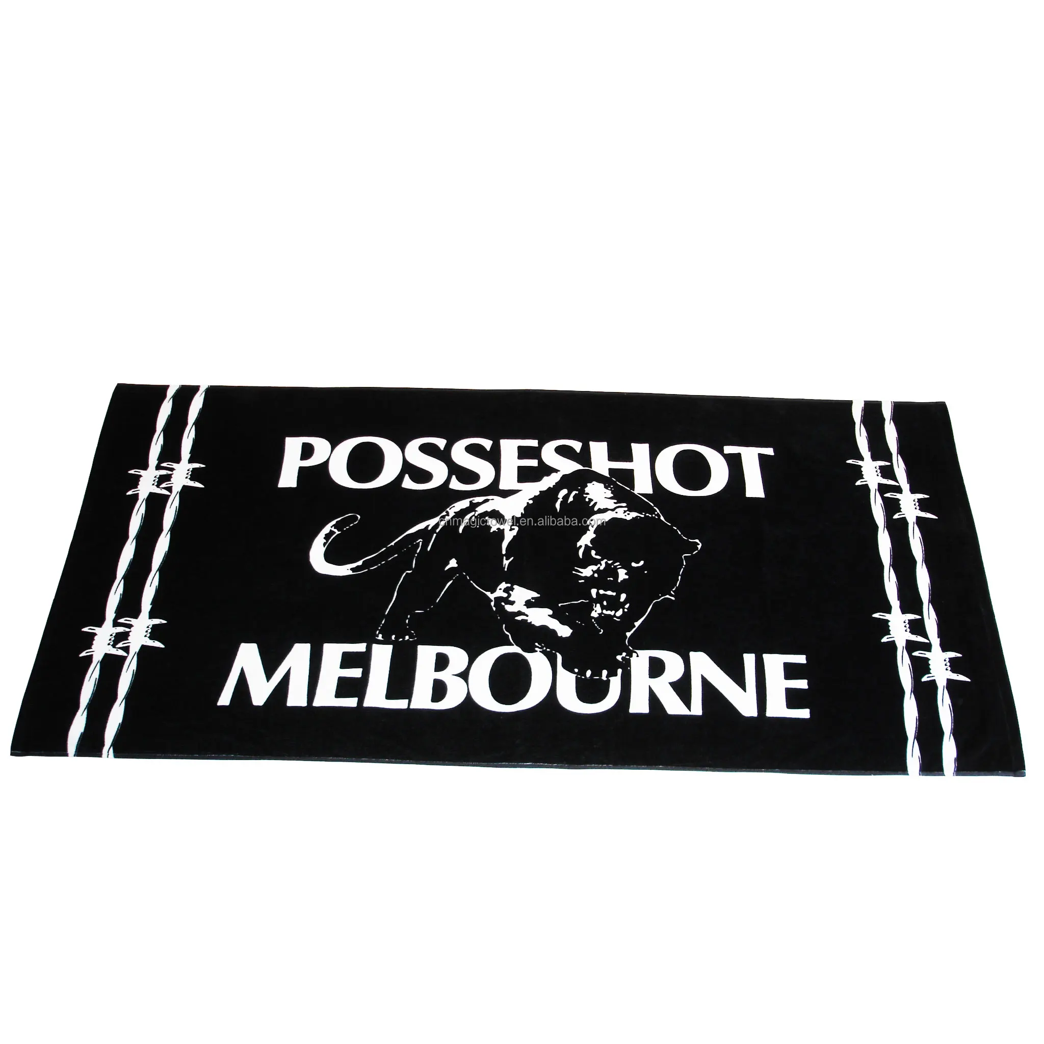 Factory low price high quality summer extra large softer velour custom logo print 100%cotton  beach towel