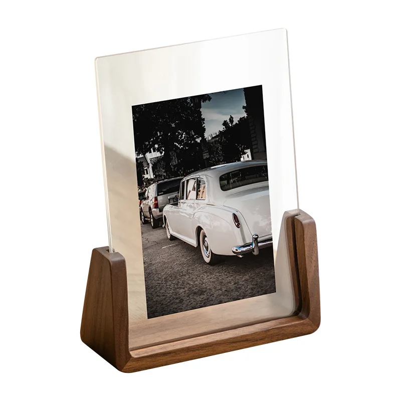 China Factory Floating Picture Certificate Document Frame with Display Photo Frame Suitable for Desktop Display Customized Size