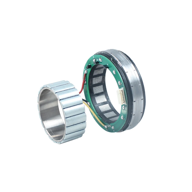 Fulling motor 70mm 0.55N.m 48v 210w Customizable 4750rpm maximum speed Frameless motor