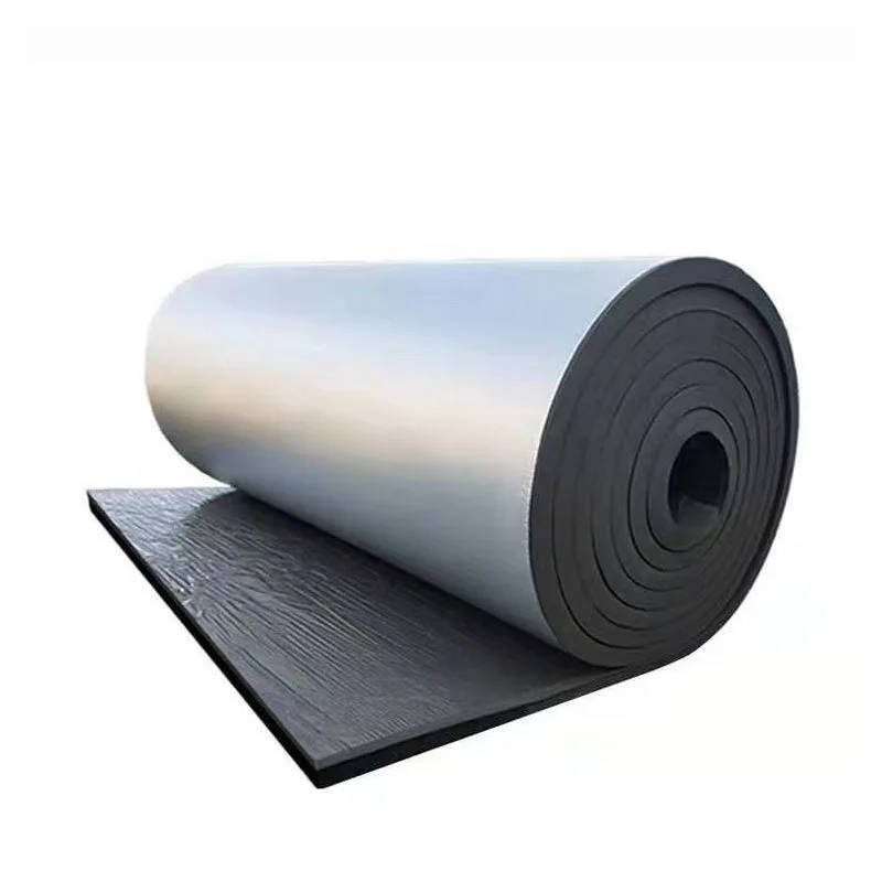 B1 Grade Aluminum Foil Insulation Foam Rubber Heat Insulation Cotton Aluminum Foil Self-adhesive Roof Rubber Insulation