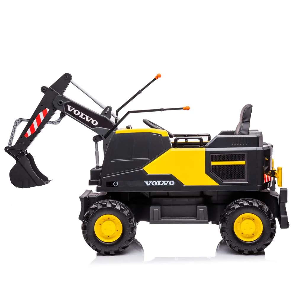 Licensed Volvo Excavator Rechargeable Children Battery Car KDVE888M