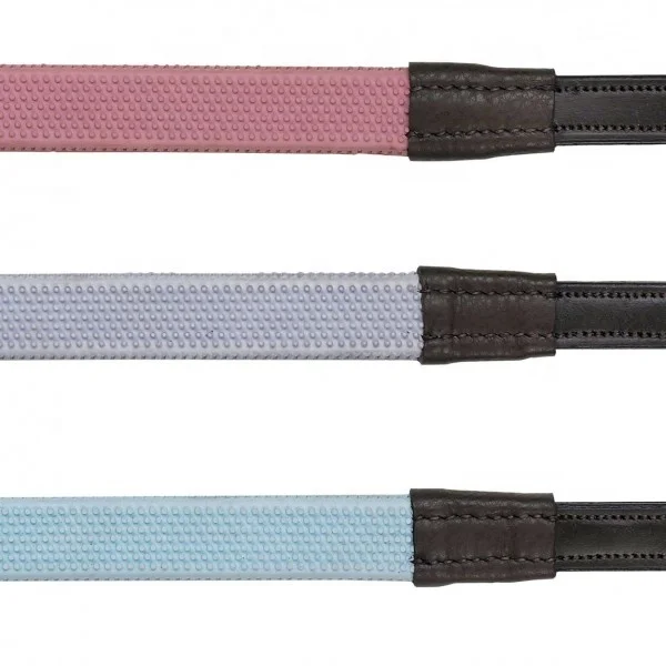 Colorful Training Horse Rubber Grip Reins in Cheap Price Horse Bridle Rein Horse Tack Accessories