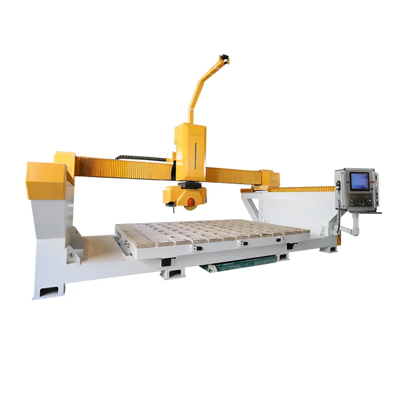 Best Selling Stone CNC Router Multifunctional 5 Axis CNC Bridge Saw Stone Cutting Machine