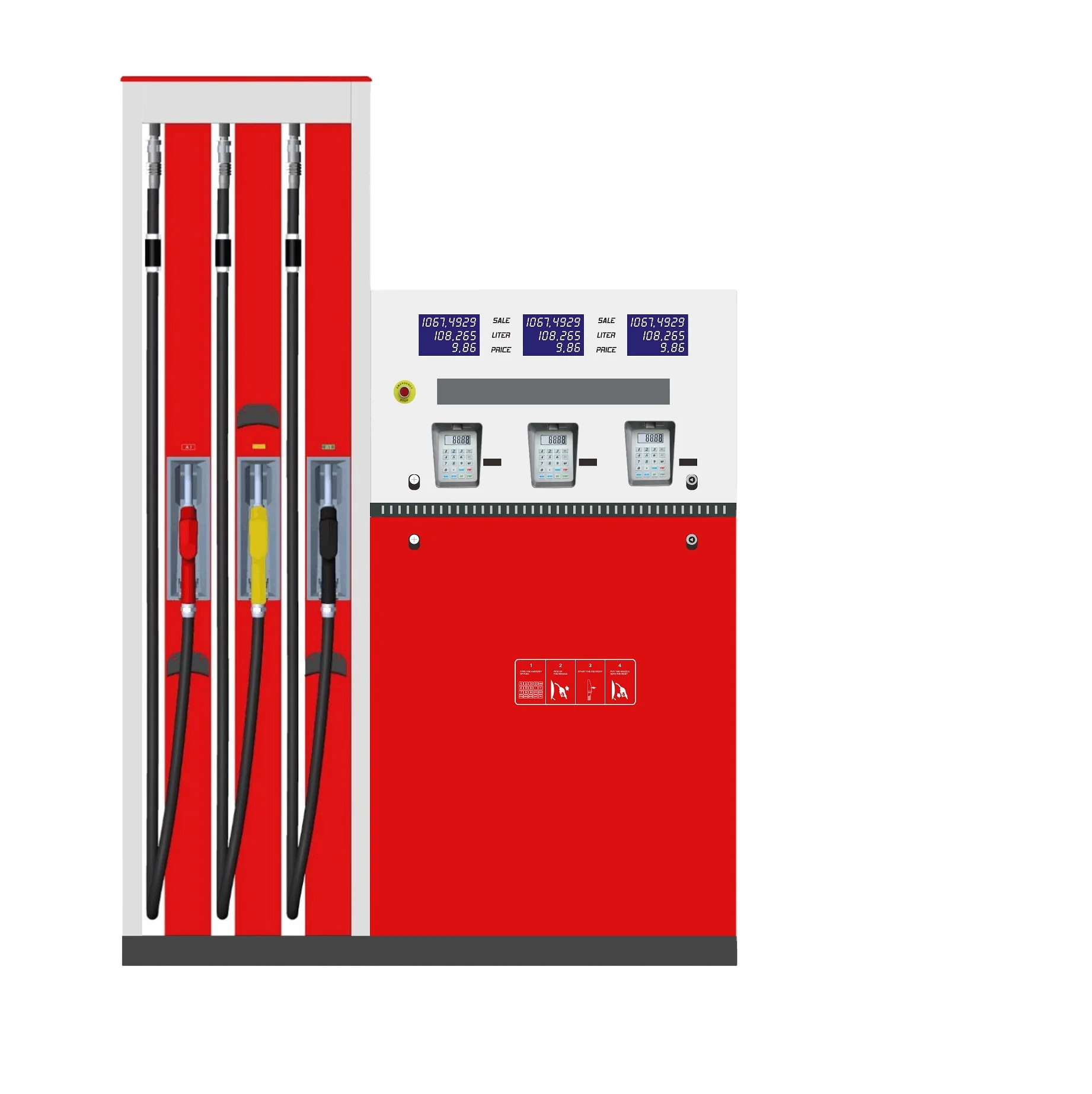 Топливный диспенсер, заправочная станция насоса