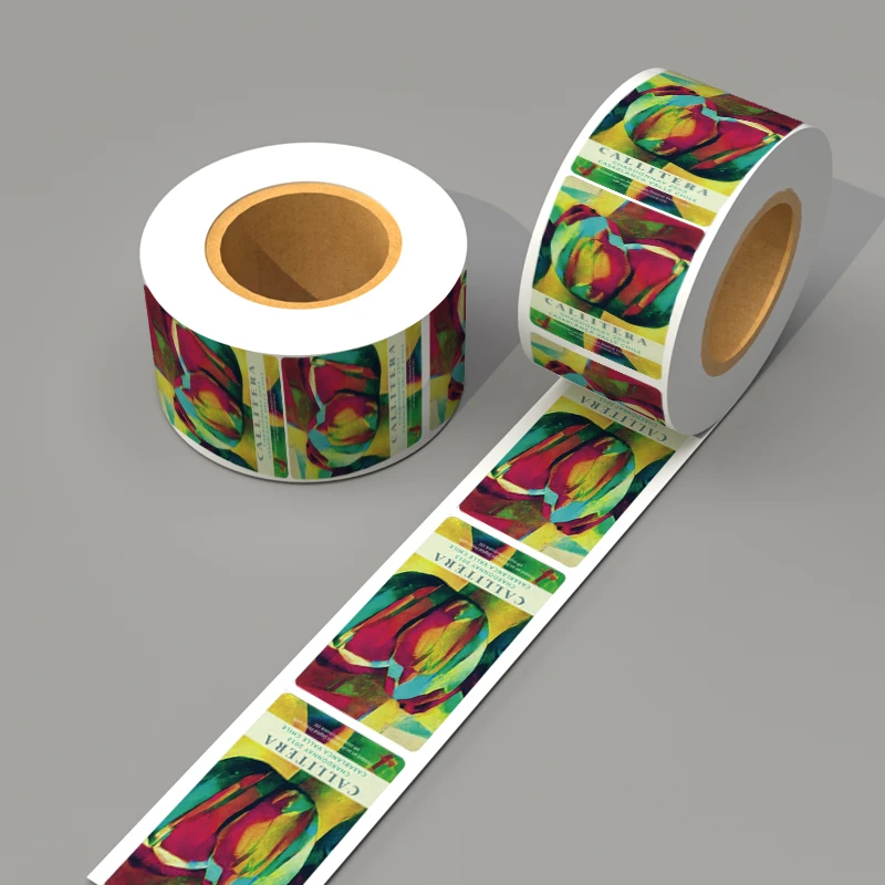 Vinyl Self-adhesive Label Die Cut Printed Customized Stickers Custom Logo Stickers UV Water Oil Proof Outdoor Use Durable PVC