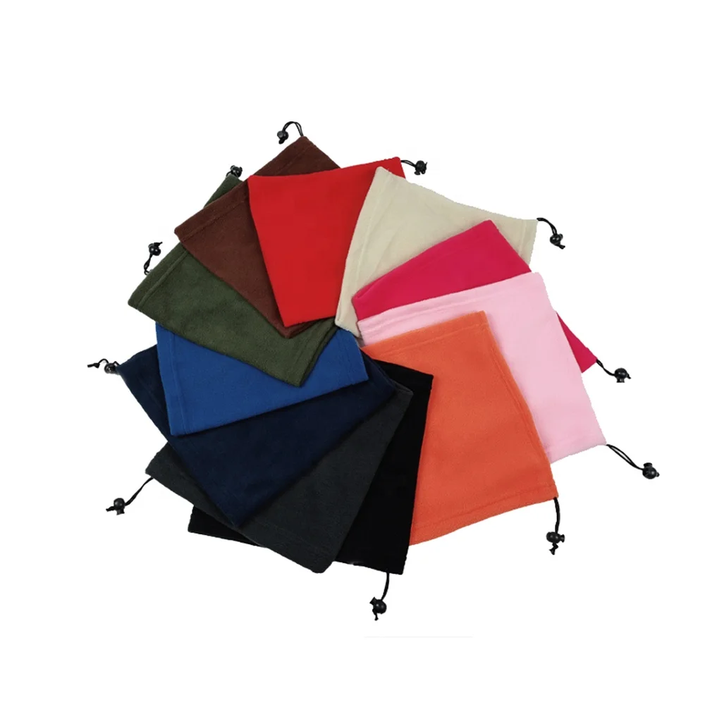 Hot Sale Custom Logo Cheap Multi-functional High Quality Keep Warm Polar Fleece Neck Warmer In Winter
