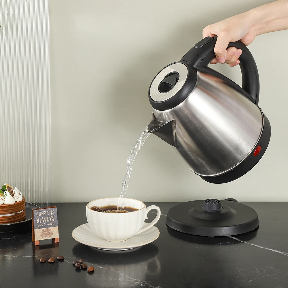 Best price wholesale 1.5L portable small electric kettle for household electric kettle stainless steel