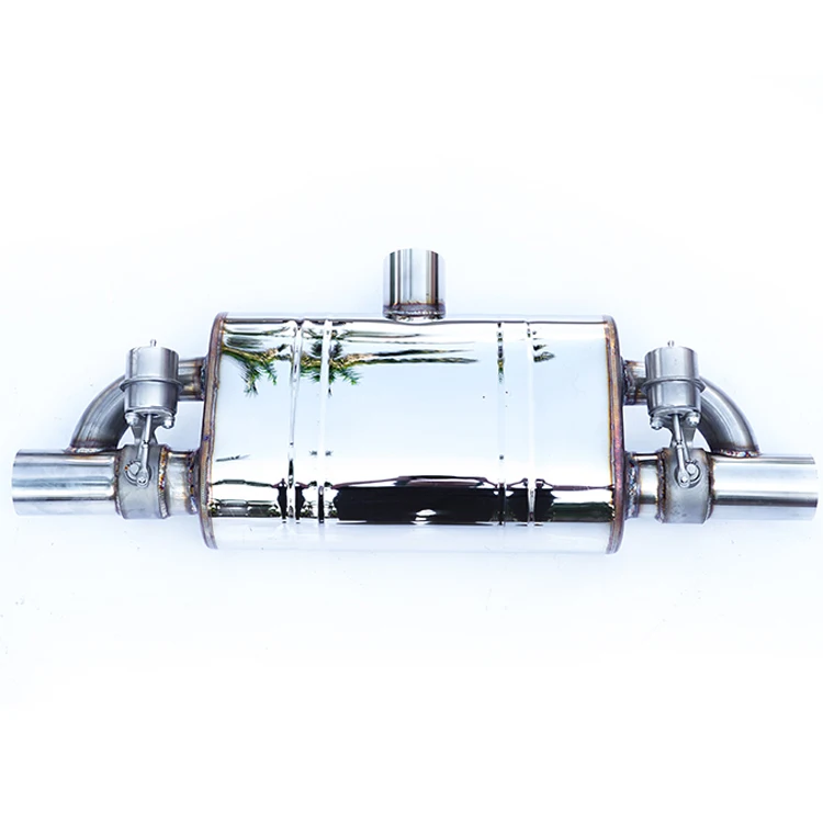 Car Valve Exhaust Pipe Vacuum Mufflers Universal Exhaust Tip Muffler With Remote