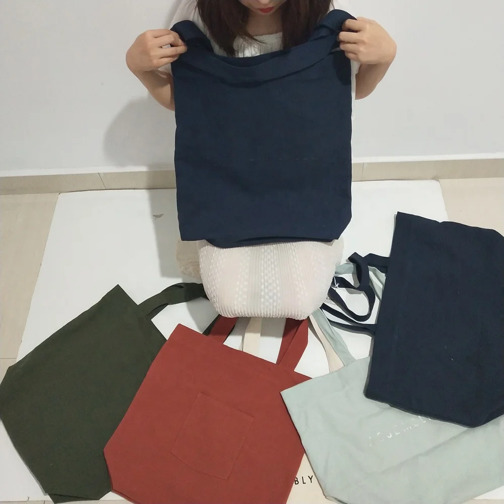 2021 Hot Sale Custom Cotton Linen Tote Bags With Logo China Supplier