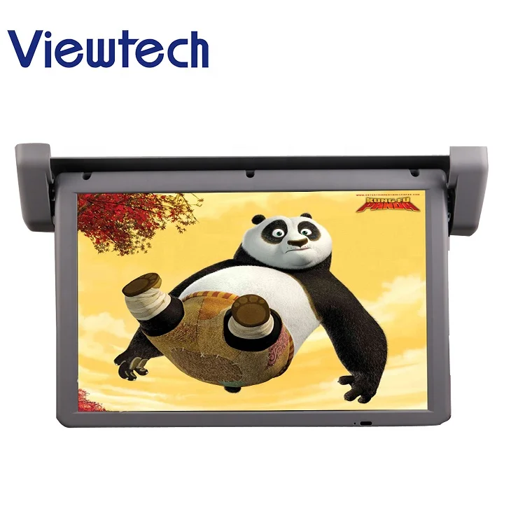 22 inch motorized flip down bus lcd ceiling monitor