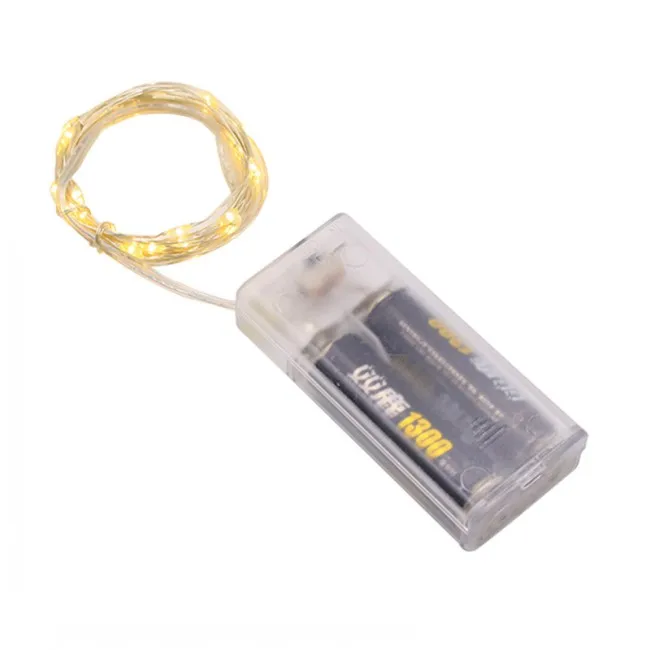 hot sale Christmas LED 3m led string 2 pcs batteries case for 18 24 36 inch led light bobo balloon for birthday Decoration