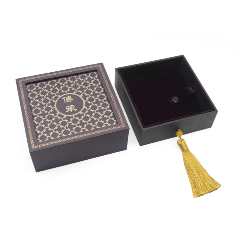 FORTE New custom jewelry packaging Hotsale unique paper jewelry storage packaging box gift box packaging drawer box with logo