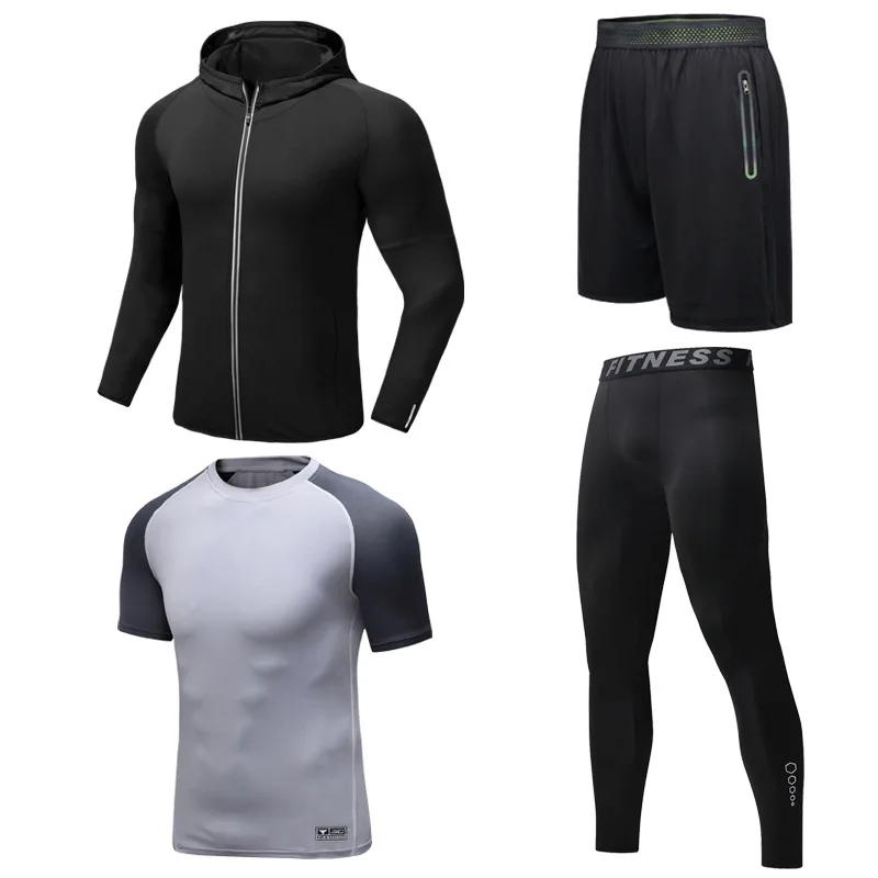 2021 custom wholesale training wear yoga wear 2 piece hood jogger sweatsuit with zip jogging suit