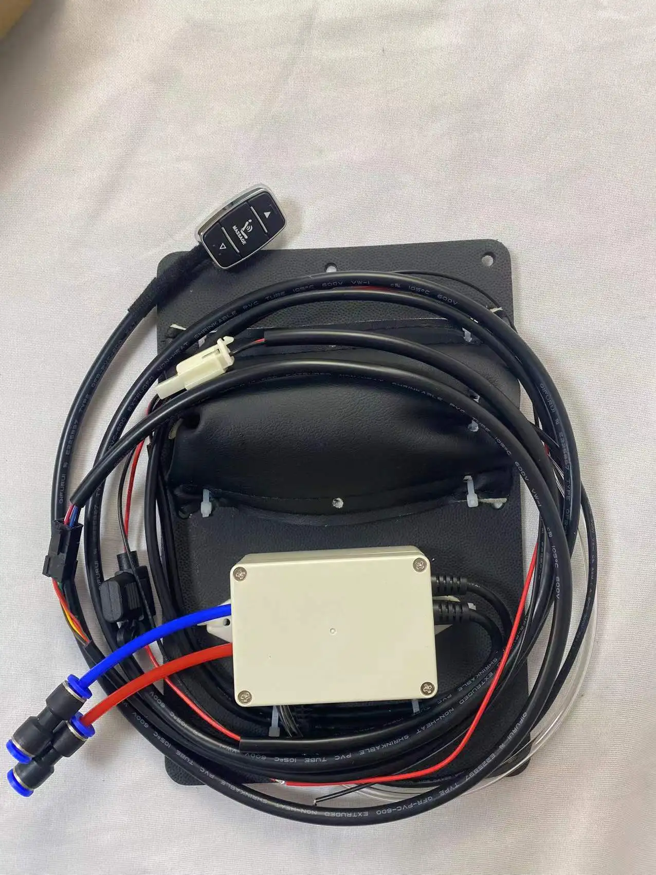 China professional manufacturer wholesale custom aftermarket  12V car seat pneumatic massage kit with lumbar support