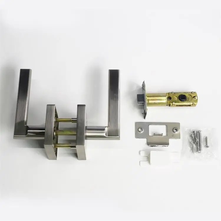 Heavy Duty Door Handle Lever with Locking Lever Set Zinc Alloy Door Locks