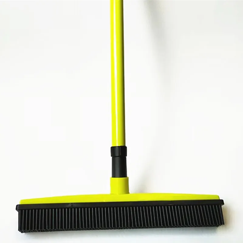 Kingtale Custom Pet Cleaning Supplies Rubber Broom Carpet Rake for Pet Hair Removal