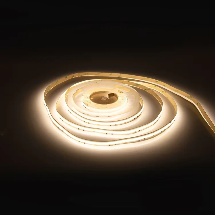 Hot sale cob led strip light dimmable three colour flexible ce rohs Double Color cct cob led strip