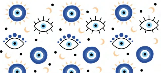 Designs MOQ 20 proof water evil eye uv dtf cup wraps transfer film sheet label decal sticker for 16oz Libbey Glasses cups mugs