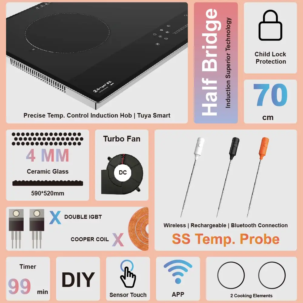 Manufacturers Direct Supply High Power and Cost Effective Induction Cooker PCB Kit