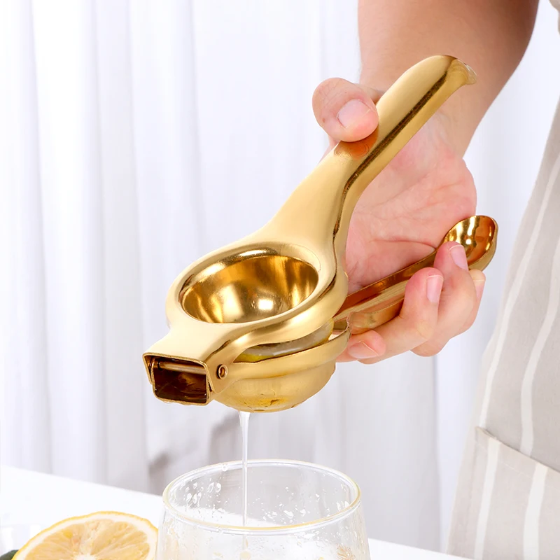 Kitchen accessories Vegetable Fruit Tools Manual Stainless Steel Juicer Lemon Orange Squeezer