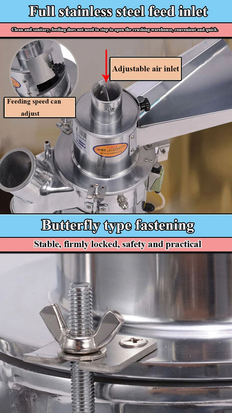 Wholesale herb grinder small home use cheap price DX-25B electric herb grinder