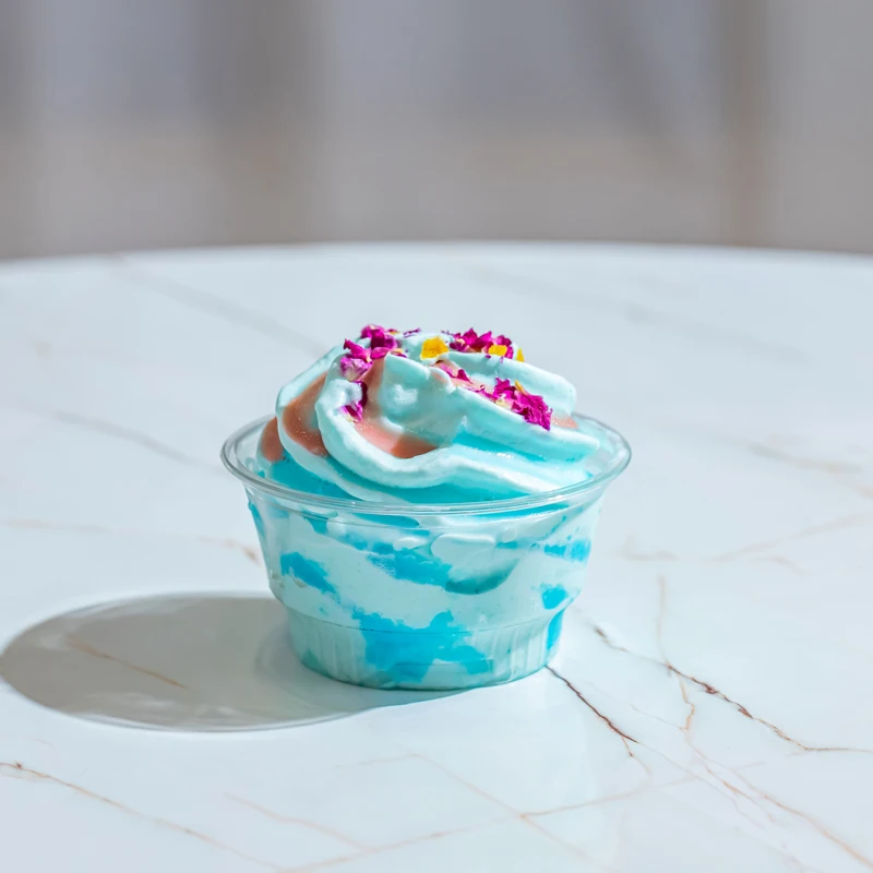 5 oz hot sale PET ECO-friendly 350ml disposable ice cream cups