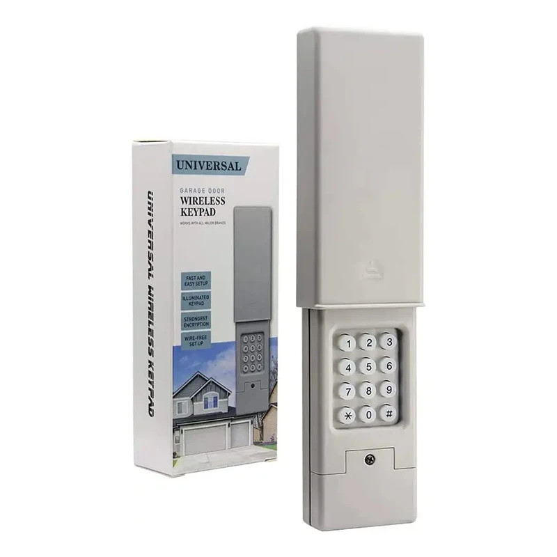 Garage Door Opener Keypad Keyless Entry Control up to 2 Doors