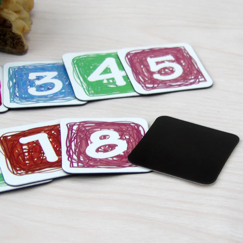 Custom PVC refrigerator magnet square epoxy sticker sublimation refrigerator magnet