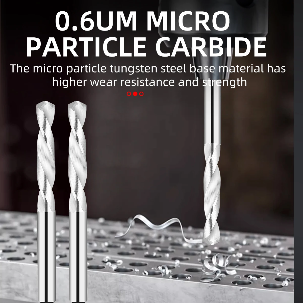 Bits left hand Shank Kit Twist Drilling Tool Making Hole Hand Bits Grinding Carving Metal