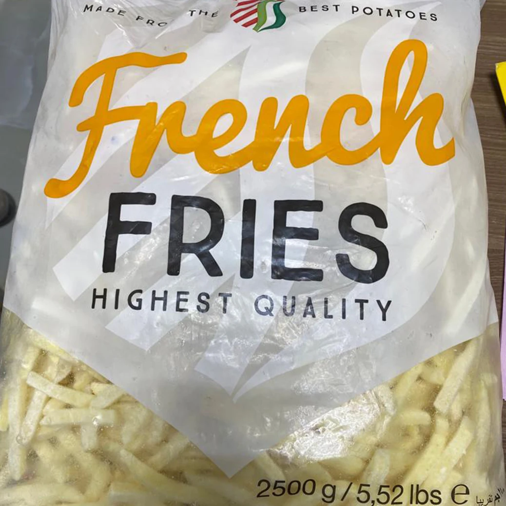 Frozen french fries potato chips IQF for wholesale 1kg / 2.5kg bags Crinkle cut private label premium quality