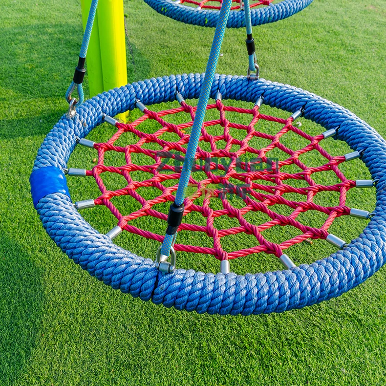 Adult Tree Net Swing Ring Flying Saucer Tree Swing Outdoor Tree Swing Iron Chain Reinforcement