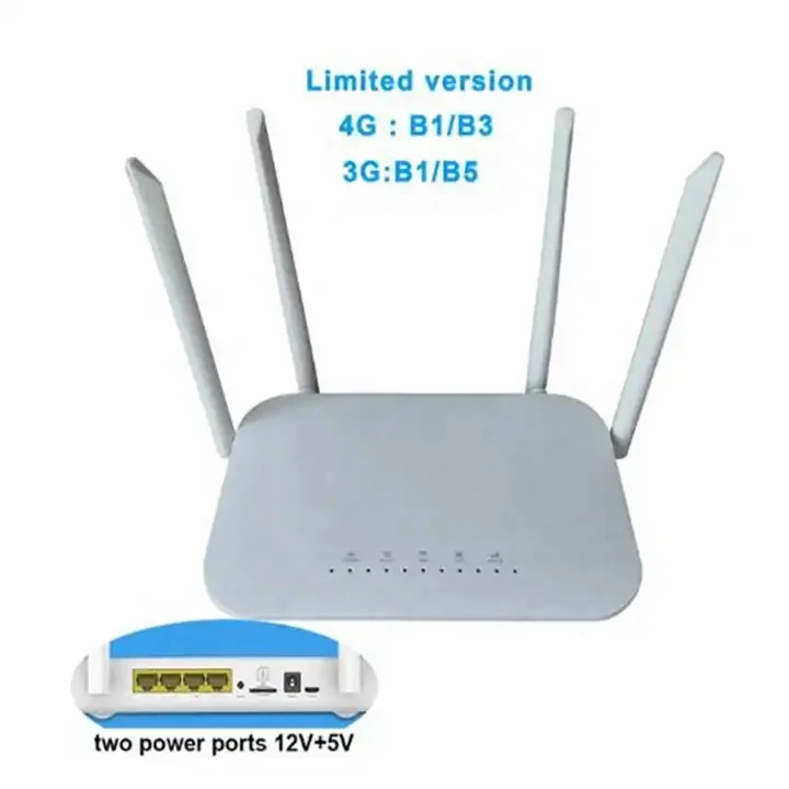 LC117 Unlocked 4G CPE Wifi Wireless Router with sim card 32 users RJ45 WAN LAN 4G  LTE Wifi CPE Router