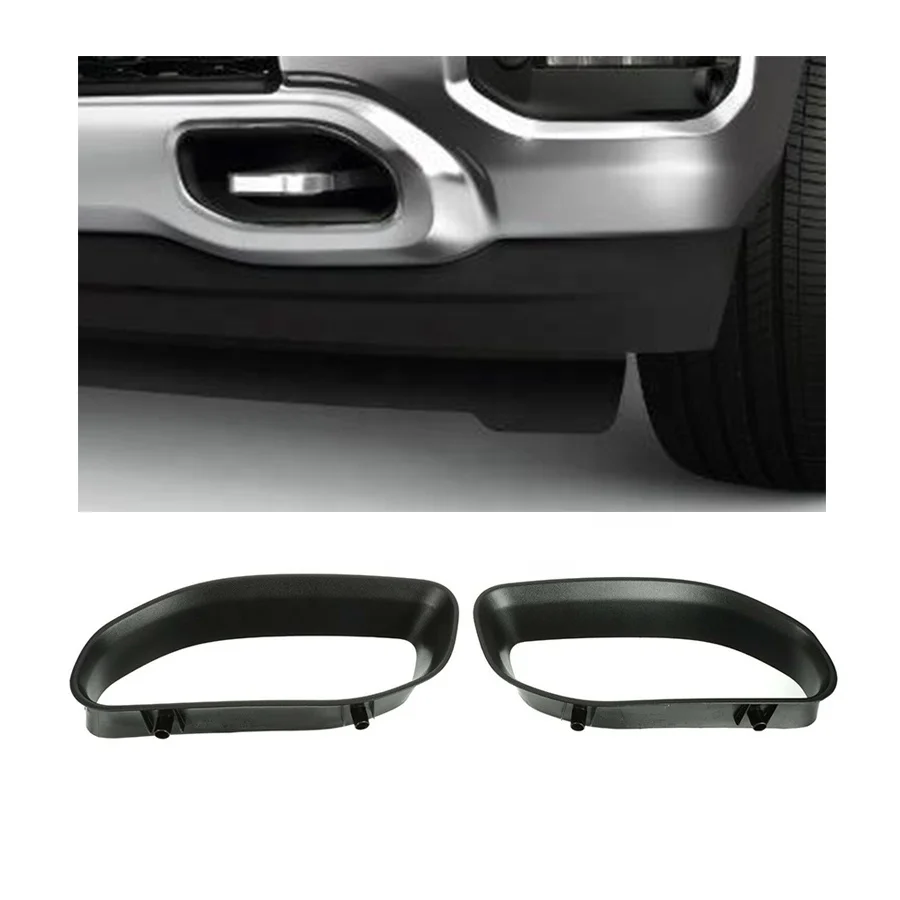 Пластиковые внешние запасные части Комплект переднего бампера буксировочный крюк для Ram1500 2019 + 68274701AB