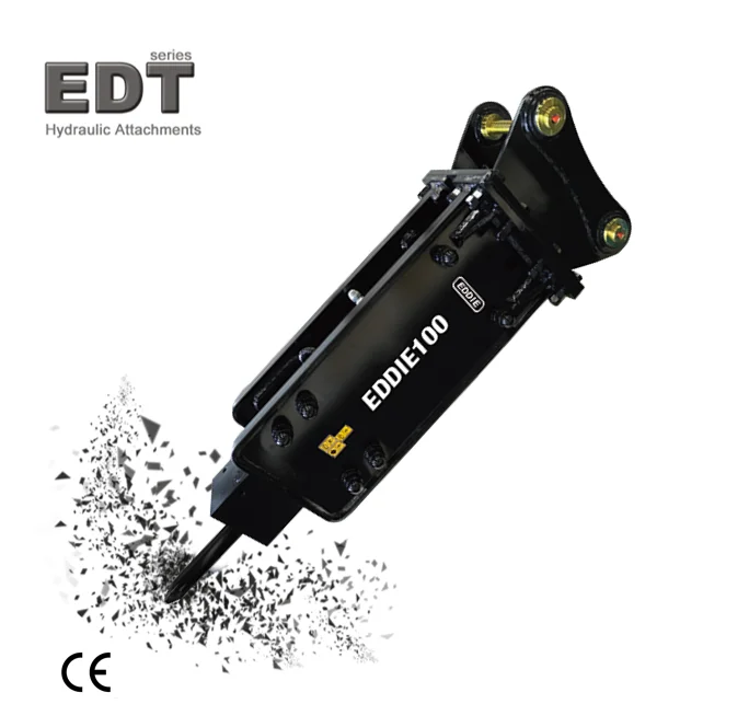 EDT2000/EDDIE135 Hydraulic Breakers 135 Diameter Tool 20-Tons Hydraulic Breaker Hammer New Condition Construction Mining