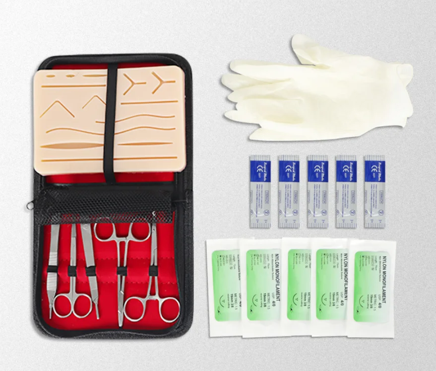High Quality Sutures Medic Kit Medical Students Surgical Customized Complete Suture Practice Training Kit