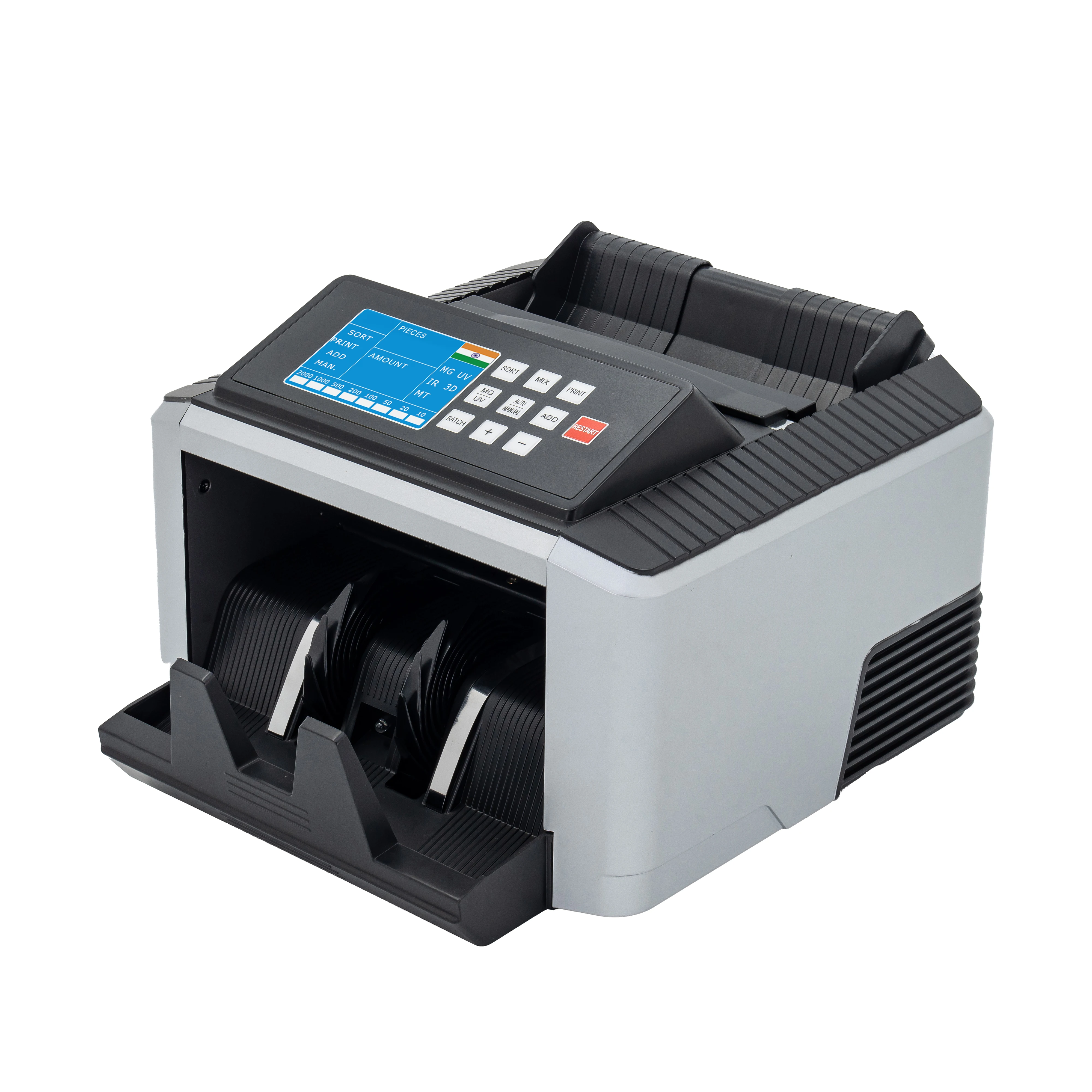 The Latest TFT  Display  Euro Currency Value Counting Money Counting Machine