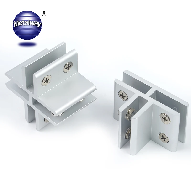 Combination Connecting For 6-12mm Glass Fitting Type Right Angle Fixed Glass Clamp Mirror Clip Shelf Holder Showcase