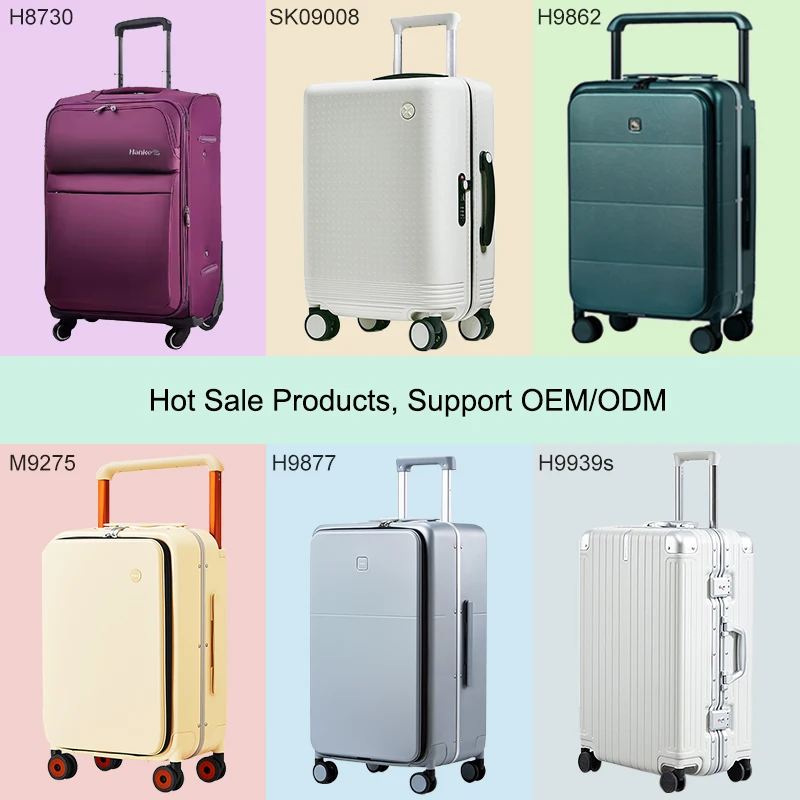 Mixi cup holder carry on suitcases maletas de viaje USB charge port aluminum trolley hook cabin luggage suitcase on wheels