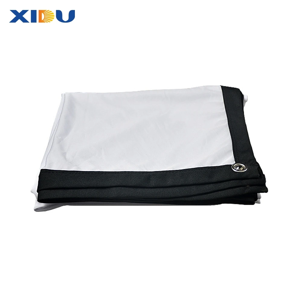 XIDU Portable Foldable Outdoor 200 Inch Projection Screen Label Tension Lightproof Movie Video Projector Screen