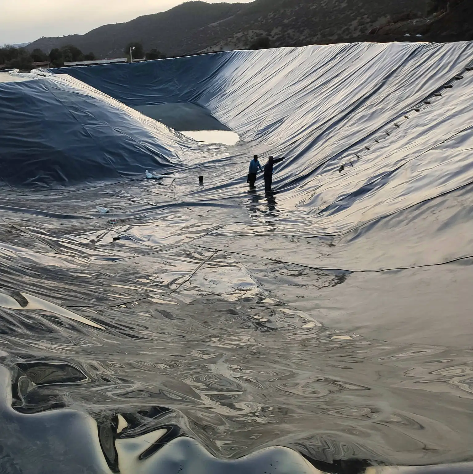 0.5mm 0.75mm 1mm 1.5mm Fish Farm Pond Liner Geomembrane iner good Price Dam Liner HDPE liner