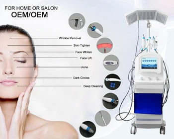 hydro water facial oxygen hydrogen water generator 8 in 1 jet peel hydradermabrasion diamond micro dermabrasion for sale