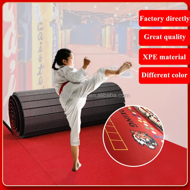 XPE Gymnastics Cheerleading Mat BJJ Custom Roll Judo Vinyl Wrestling Martial Arts Foam Karate Taekwondo Tatami Aikido Floor Mats