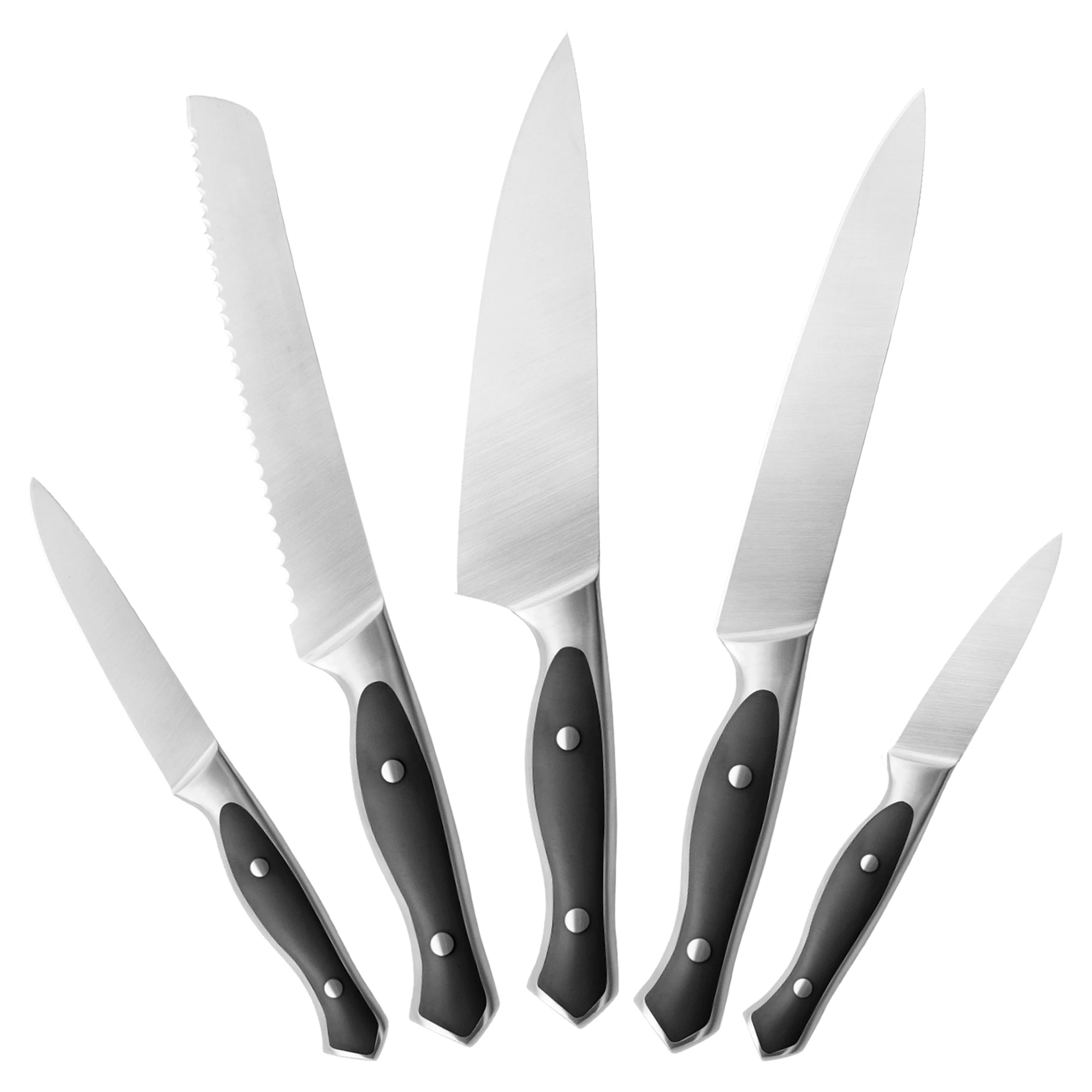 Набор кухонных ножей из нержавеющей стали