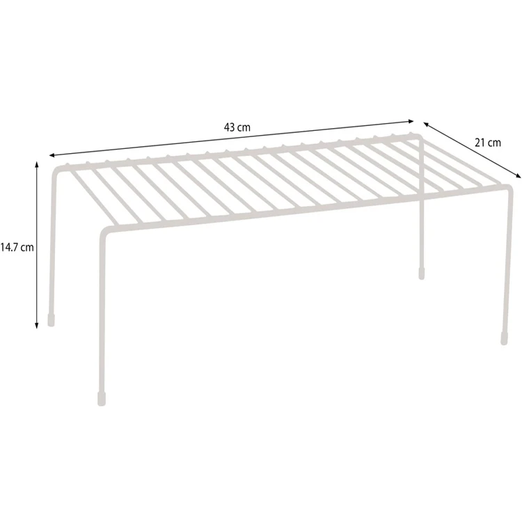 Kitchen spices small items storage steel rack single layer