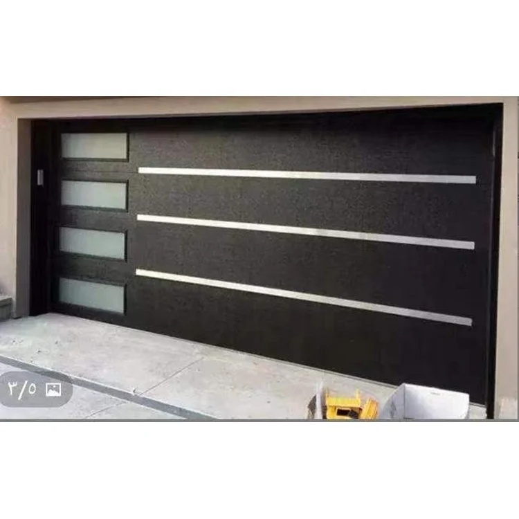 2023 Professional Manufacturer High Security Sheet Design Garage Door Glass Graphic Design Modern 1 Set Thermal Insulation Villa