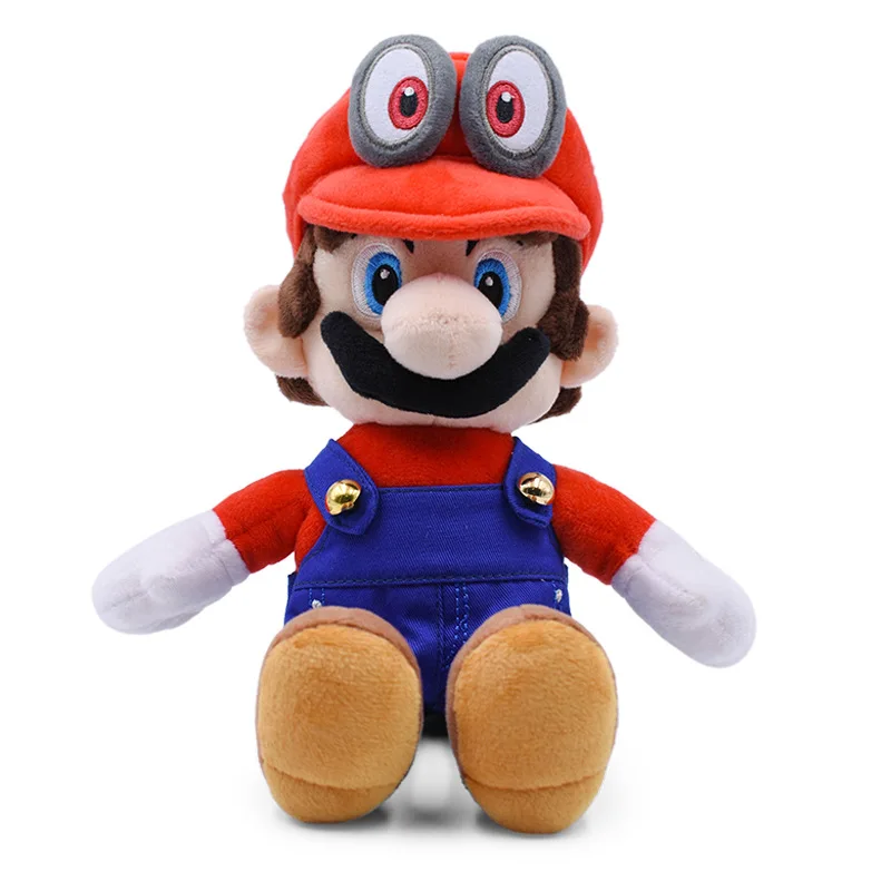 DHF New 21cm Super Bros Plush Toy Doll Luigi Toy Soft Stuffed Animal Dolls Toy Kids Children Birthday Christmas Gift