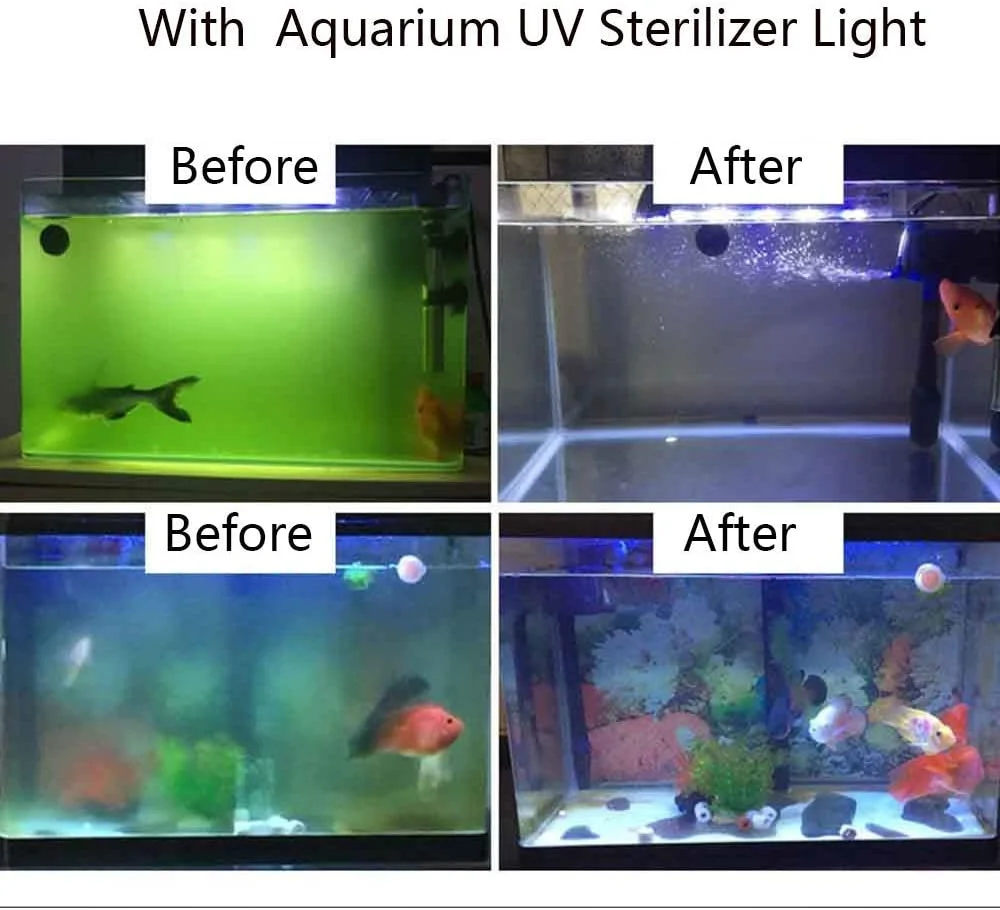 aquarium sterilizer 5w uv germicidal lamp Submersible Ultraviolet Sterilizer Water Disinfection for Fish Tank