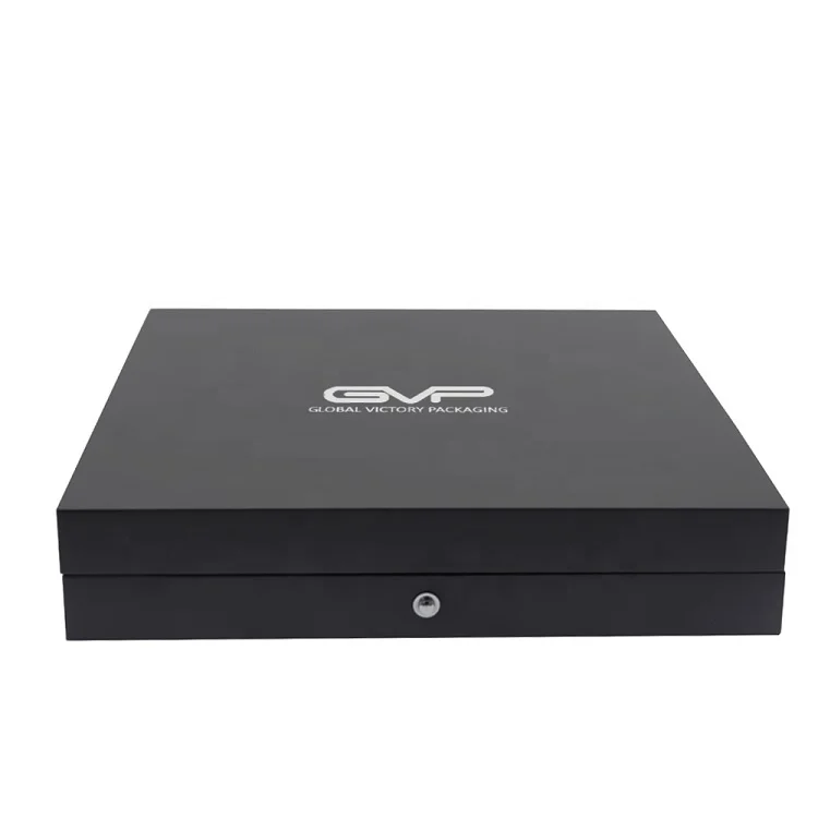 Сделанные на заказ матовые лаковые роскошные деревянные подарочные коробки для ножей