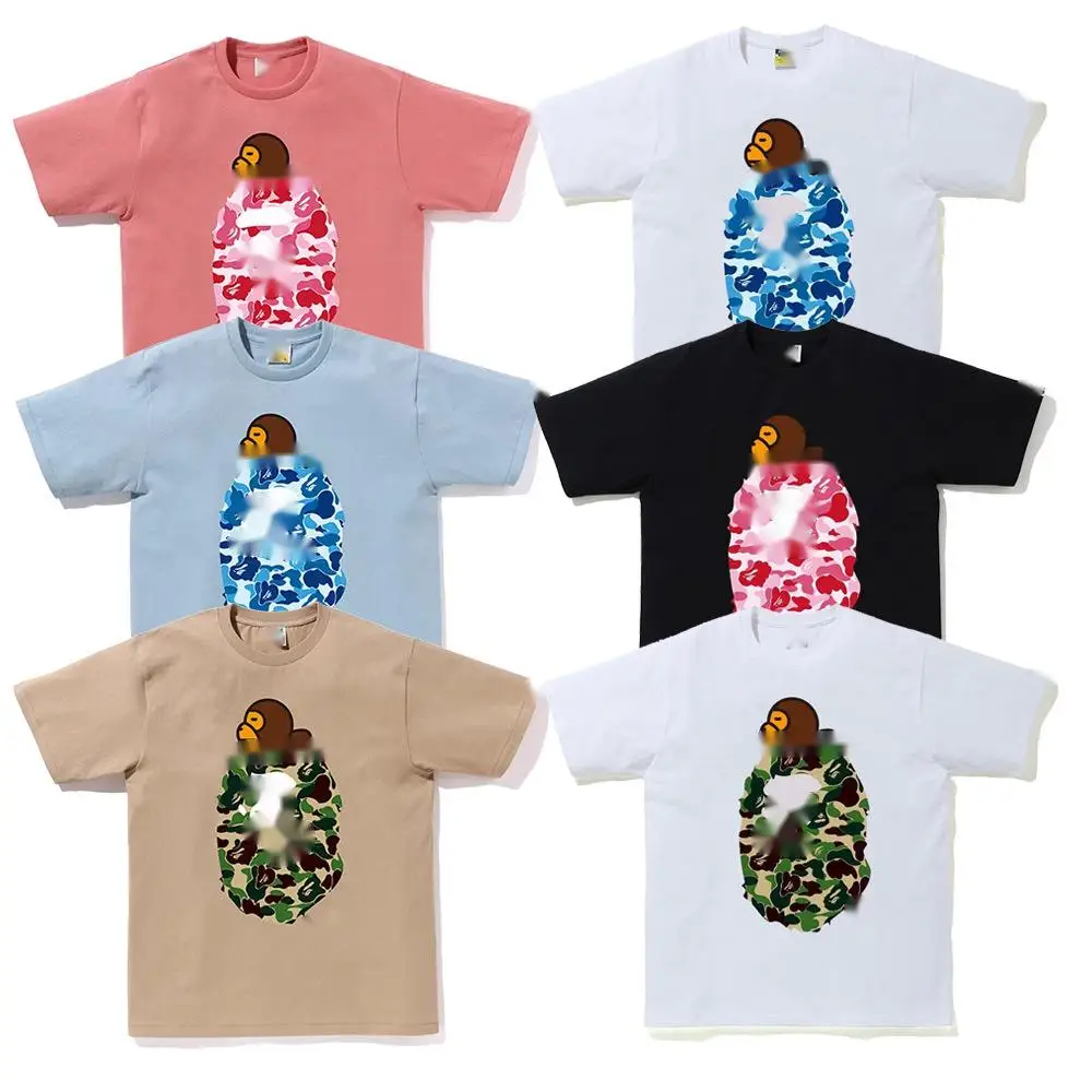 QY297 2024 Новое поступление оптовая продажа Повседневная 100% хлопковая футболка модные брендовые дышащие мужские футболки в стиле хип-хоп