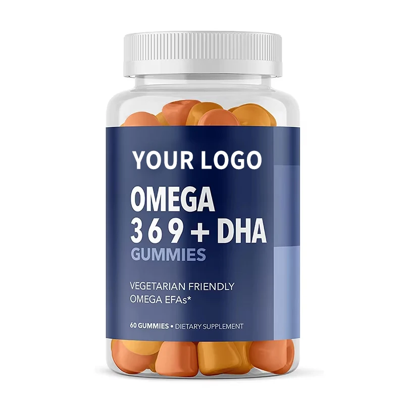 OEM Vegan OMEGA 3 6 9 с мармелачами дха и витамина С поддерживает иммунную систему сердца мозга нервную